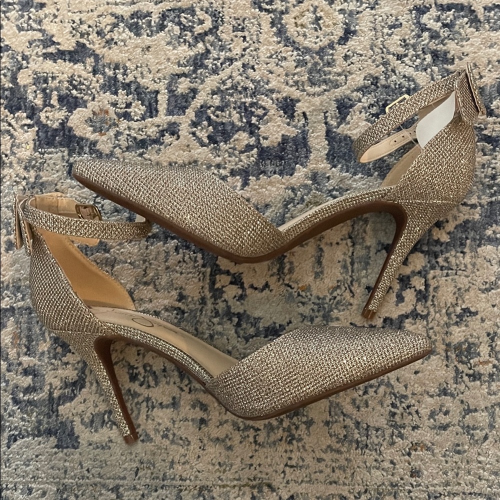 Jessica Simpson Gold Women's Heels